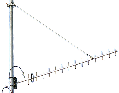 Highly directional wireless data 15 element Yagi, 1100MHz, N-type female, 125W, 14dBd – 1.35m